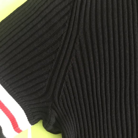 Rag & Bone Arctic tee black ribbed crewneck sweater, size L - Picture 10 of 11